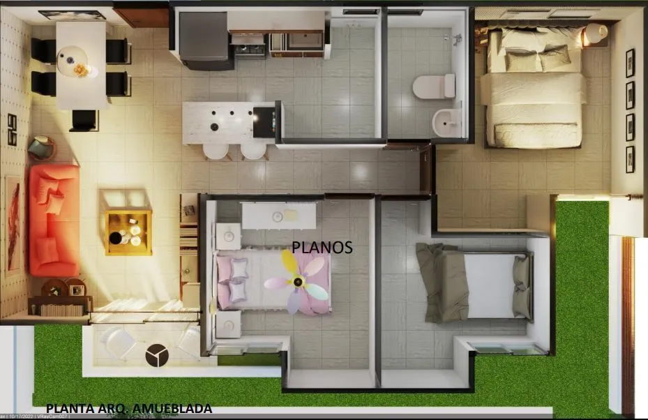 Plano del apartamento